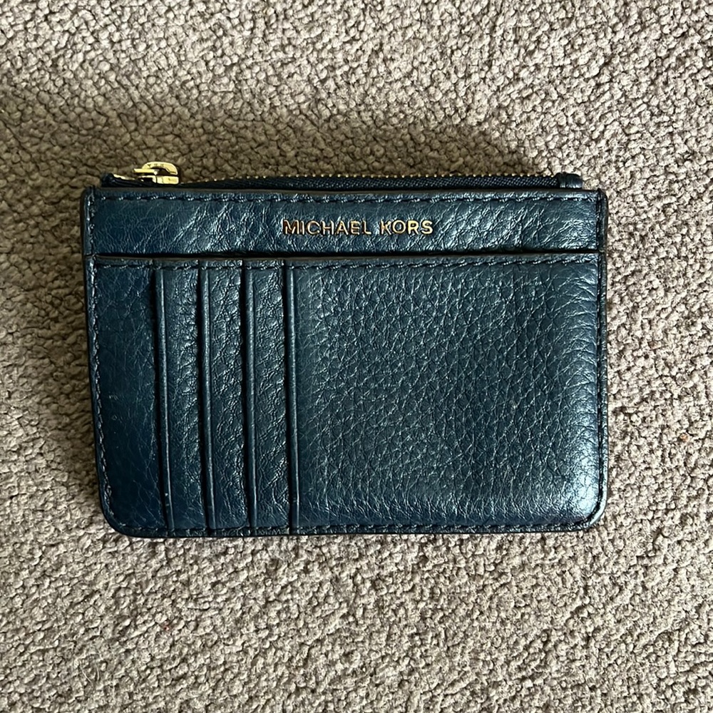 Michael Kors mini card holder with chain